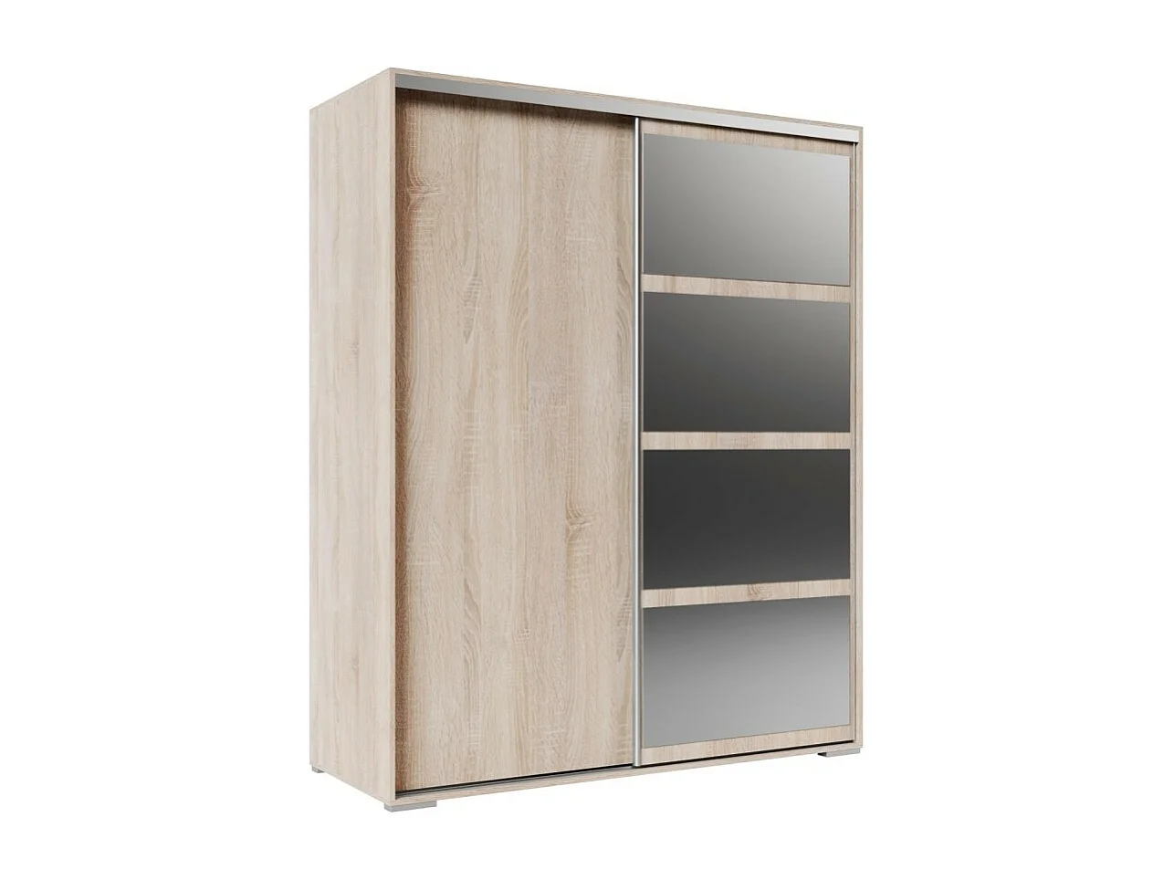 Armadio Elor (180cm)/ante scorrevoli/Marrone