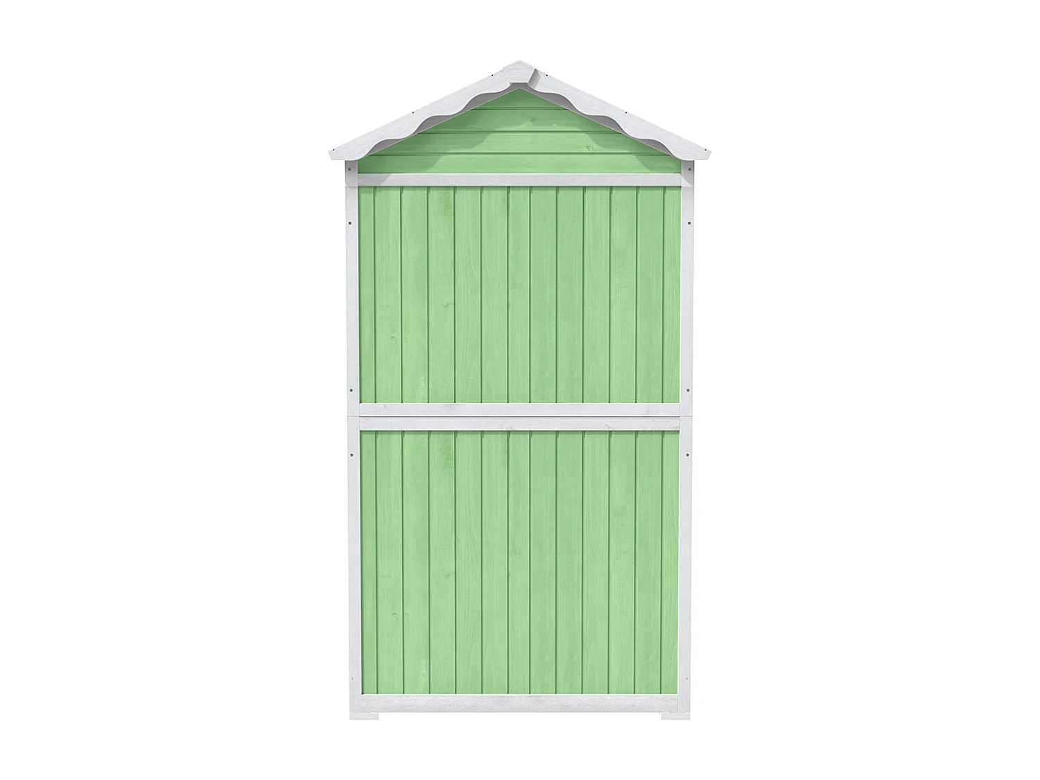 Abri de jardin en bois massif traité pour rangement extérieur résistant aux UV et intempéries sans entretien écologique vert