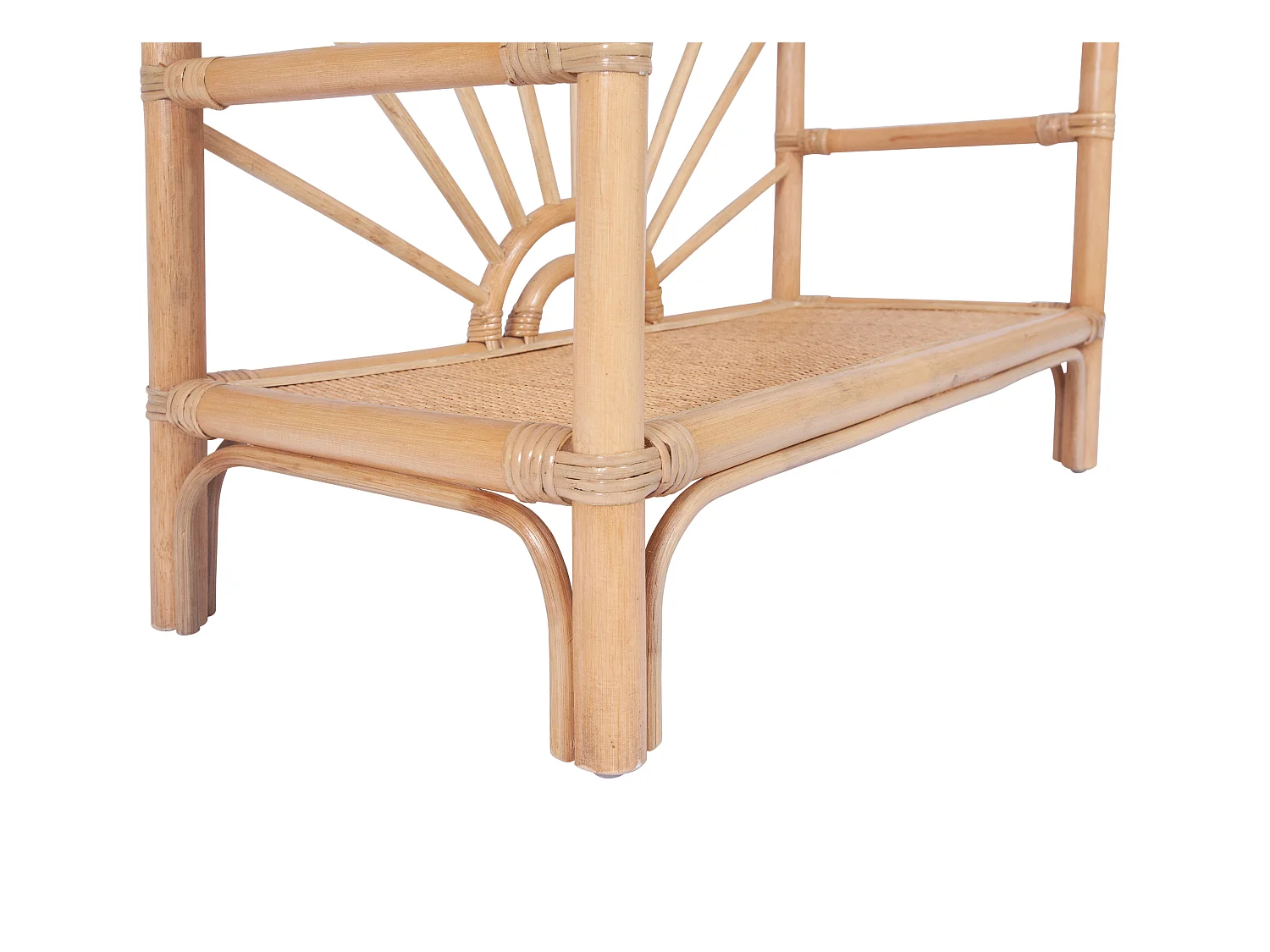 Etagère avec 3 tablettes en rotin - Naturel - NEMERI