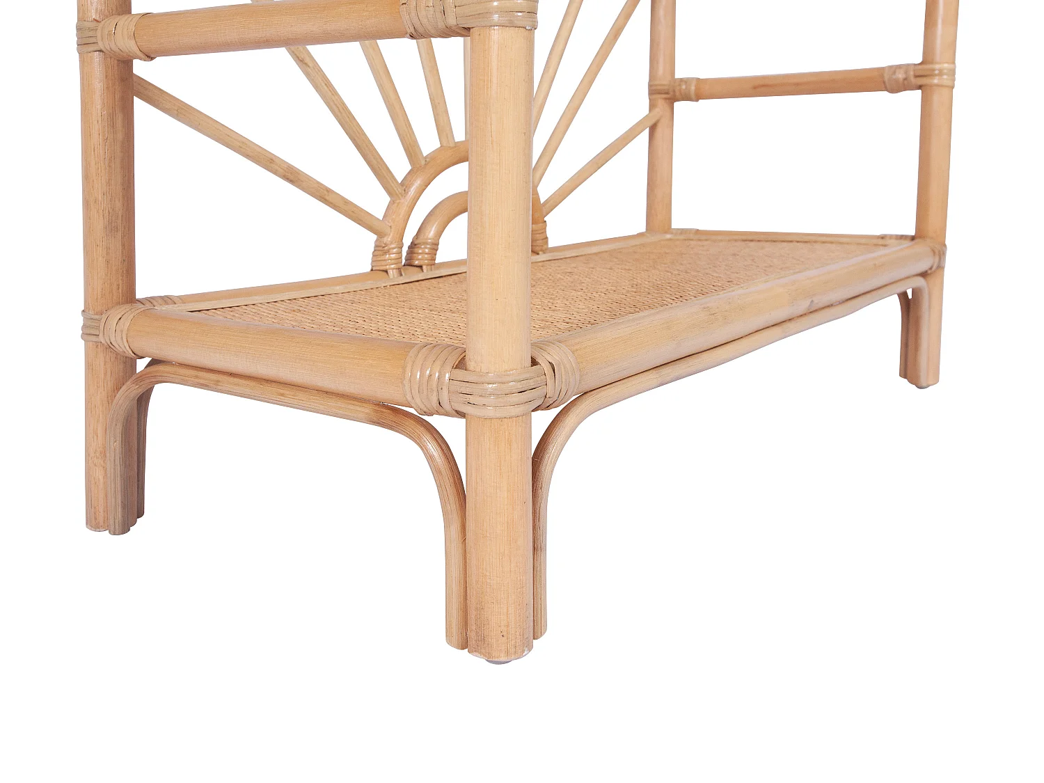 Etagère avec 3 tablettes en rotin - Naturel - NEMERI