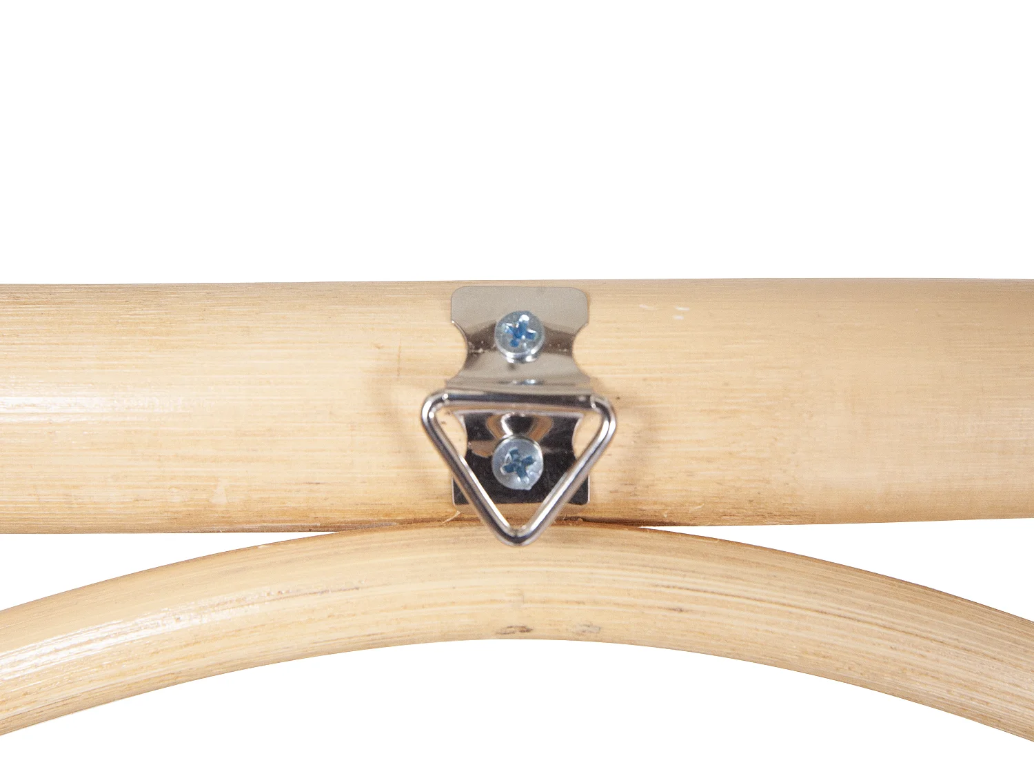 Reol med 5 hylder i rattan og bambus - Naturlig - ZARYNO