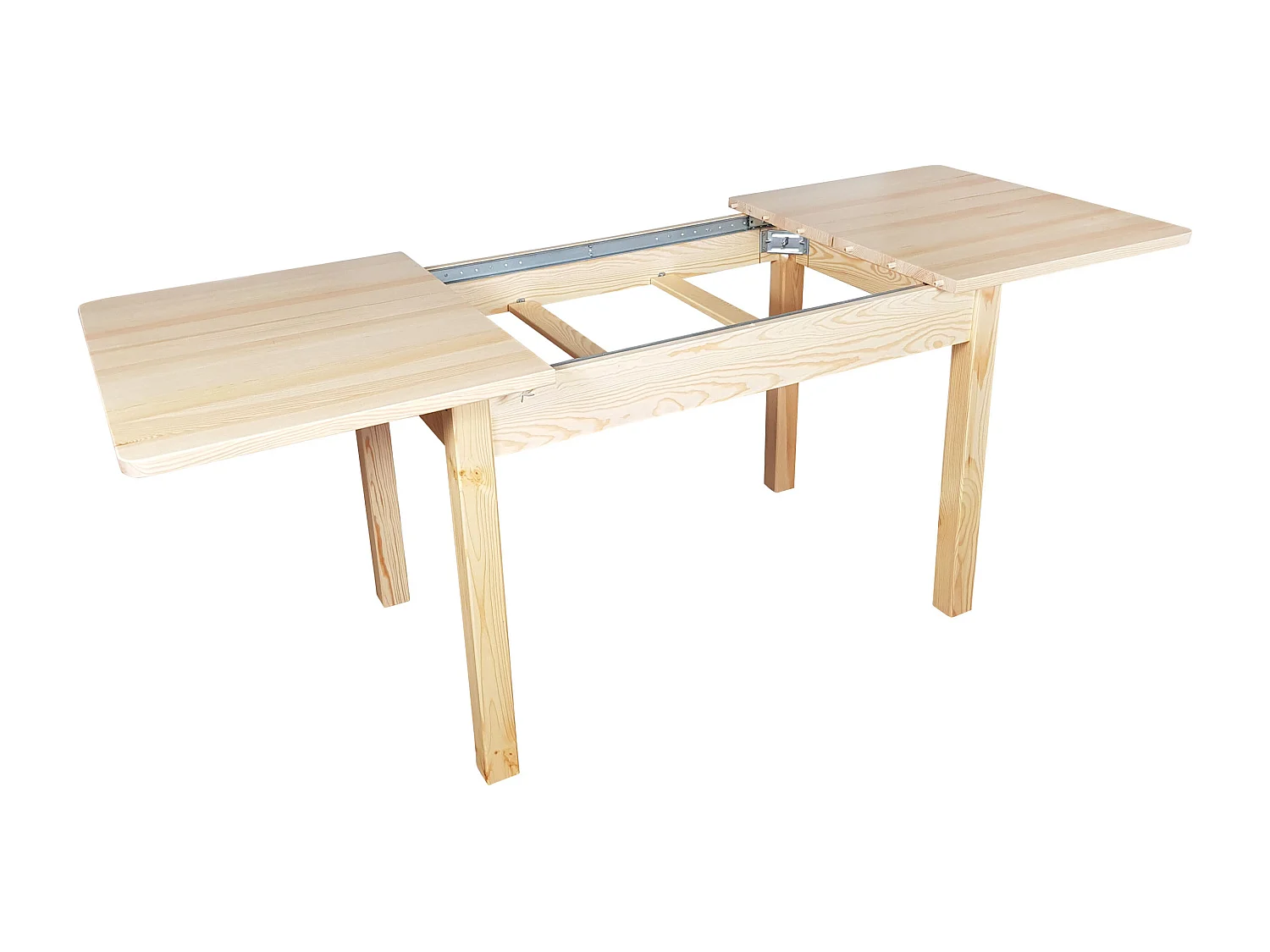 Uitschuiftafel 120 / 168 x 75 cm hout, grenen