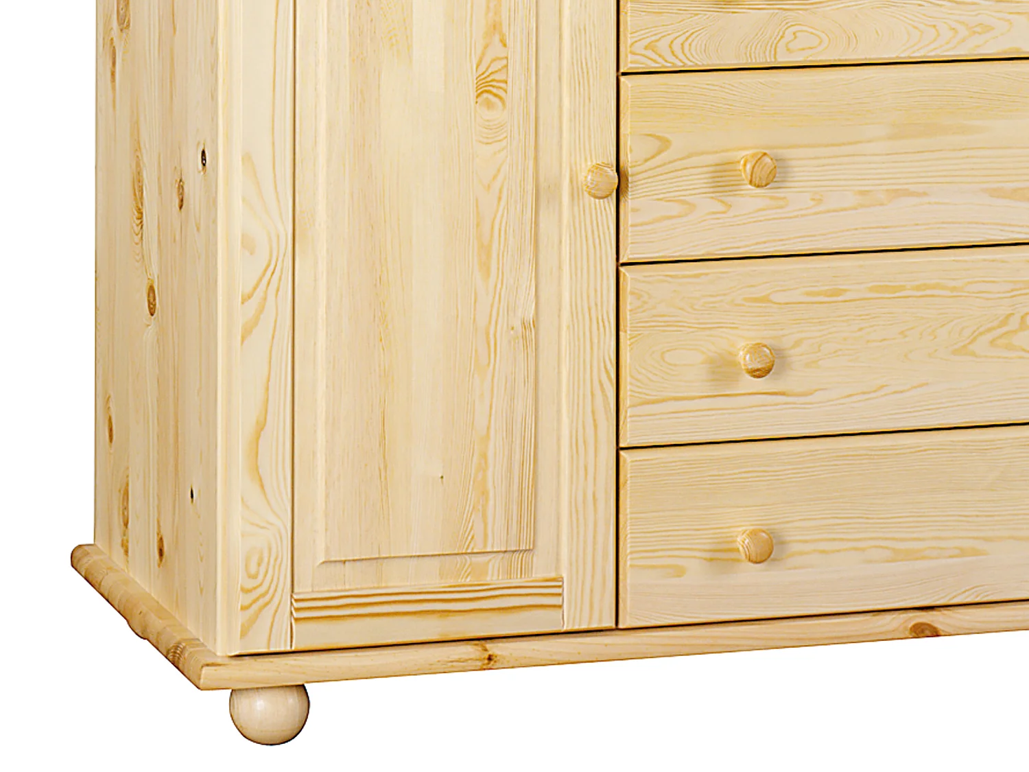 Houten ladekast 138 cm Roxana Classic, grenen