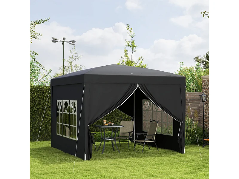 Tonnelle Barnum pop-up SUSAN noire