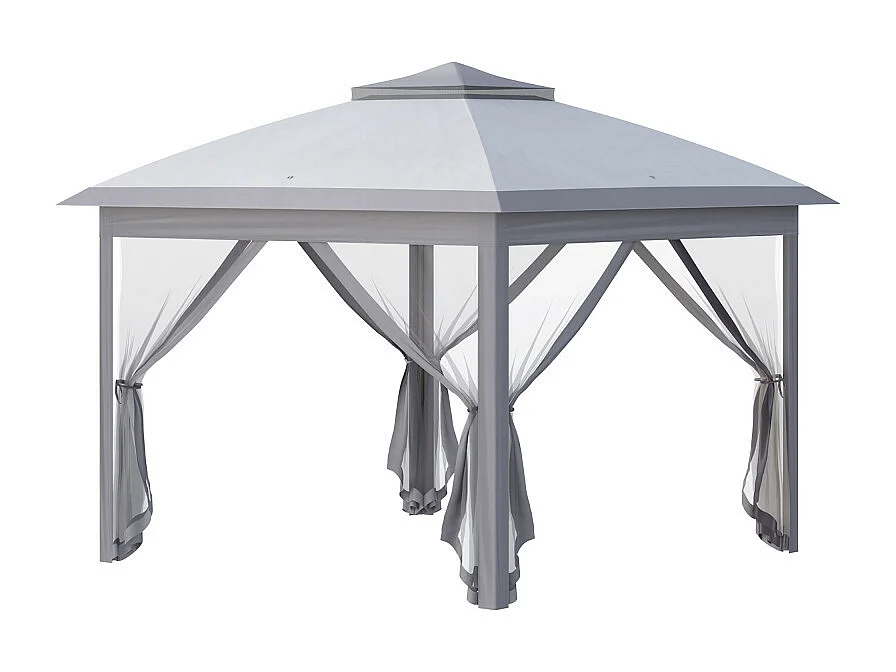 Tonnelle pop-up pliante STAVI grise