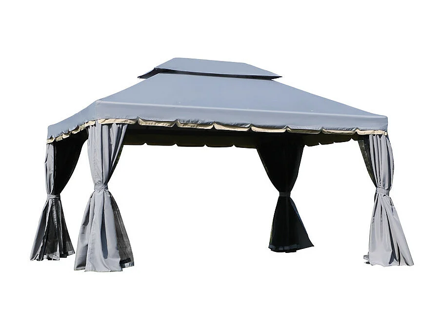 Pavillon de jardin Barnum FAROS gris 