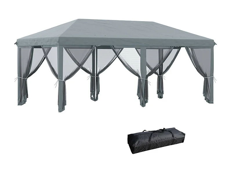 Tonnelle barnum pop-up ALEXANDRO gris