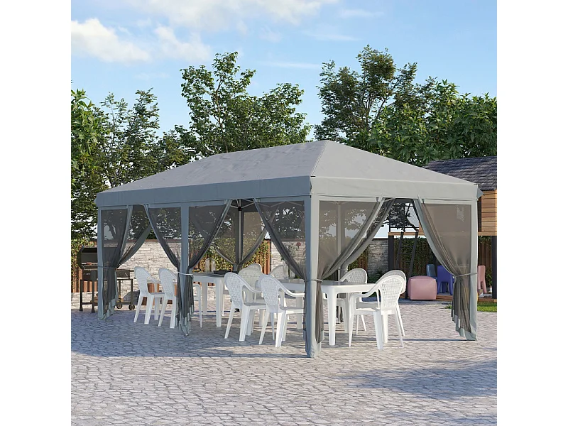 Tonnelle barnum pop-up ALEXANDRO gris