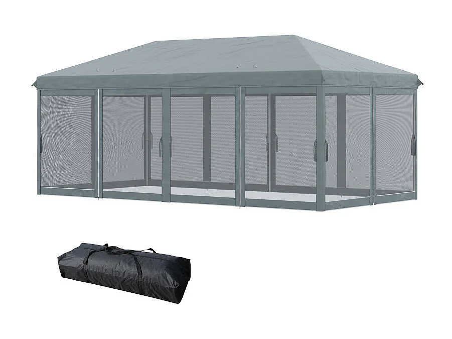 Tonnelle barnum pop-up ALEXANDRO gris