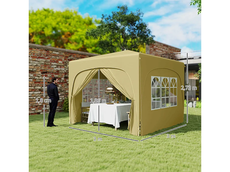 Tonnelle Barnum pop up KILLIAN sable