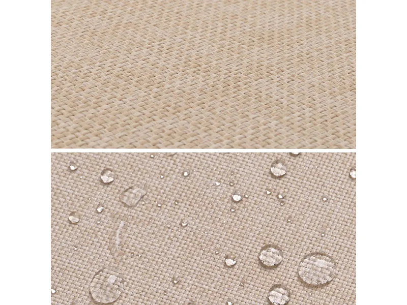 Bain de soleil HWC-N48, Bain de soleil de jardin Relax chaise longue, bois massif acacia certifié MVG ~ coussin crème-be