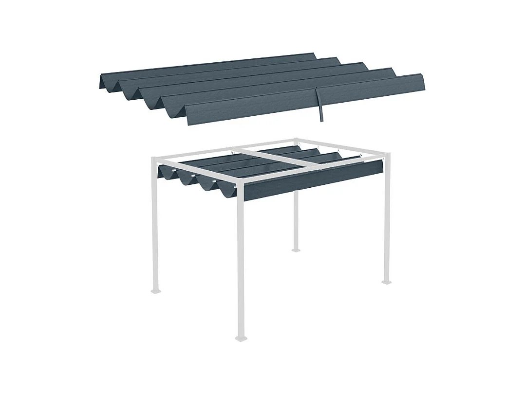 Toile de rechange pergola rétractable URAS grise