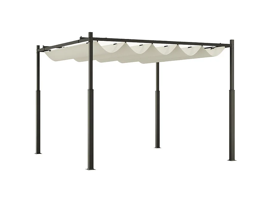 Pergola rétractable ROYAL crème