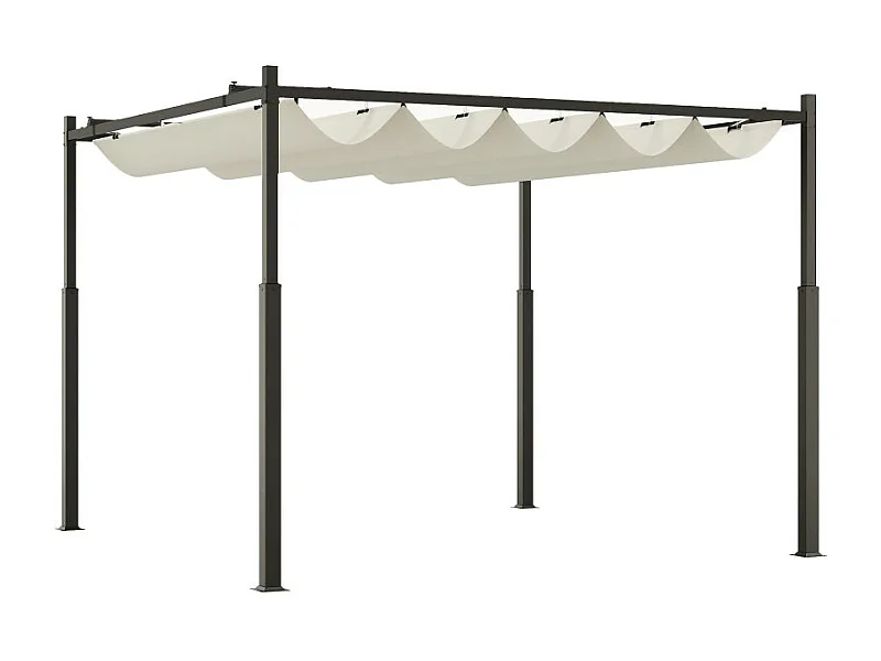 Pergola rétractable ROYAL crème