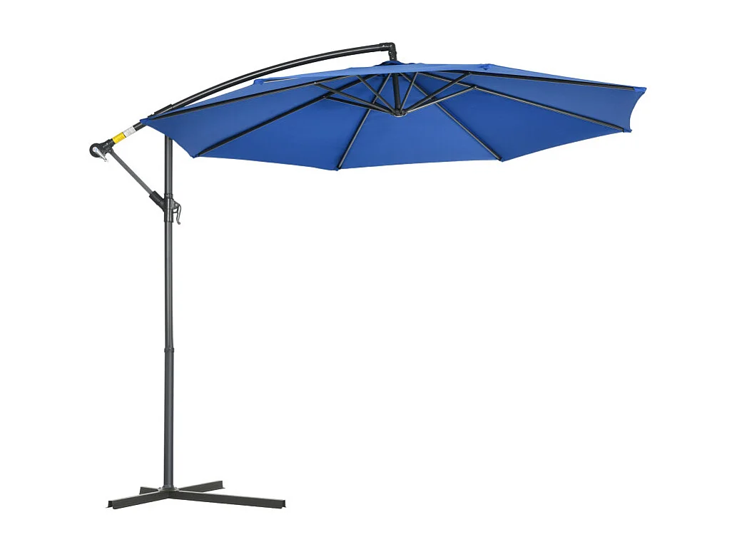 Parasol déporté octogonal FELONIA bleu