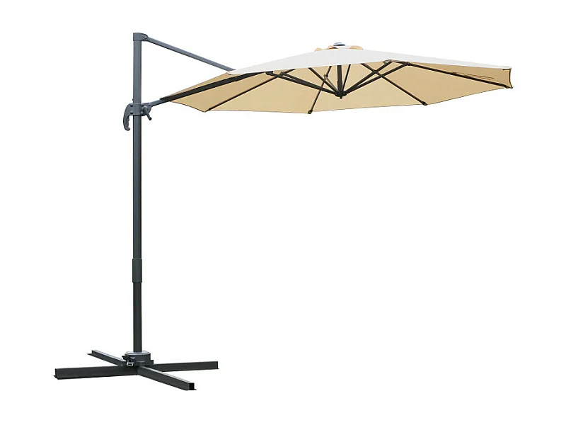 Parasol déporté octogonal BALNY beige