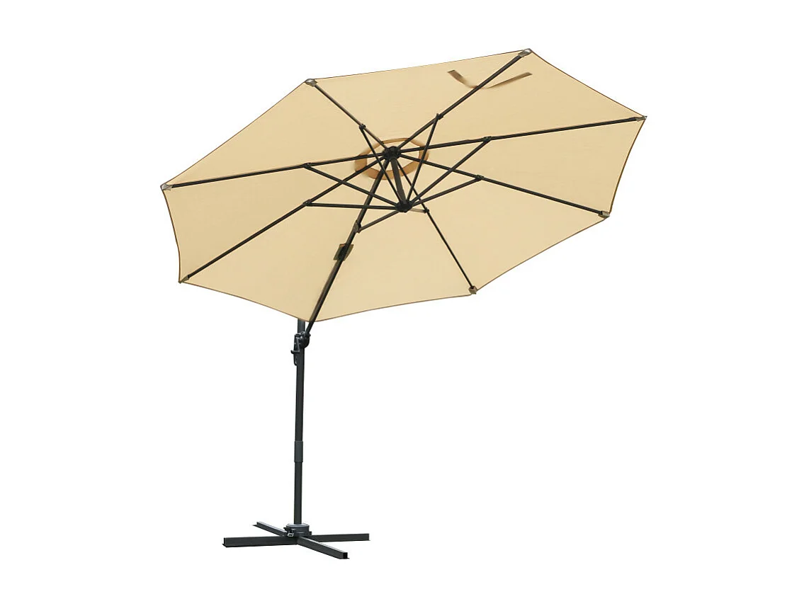 Parasol déporté octogonal BALNY beige
