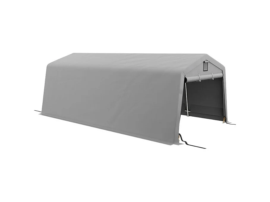 Tente garage carport PORTOS gris