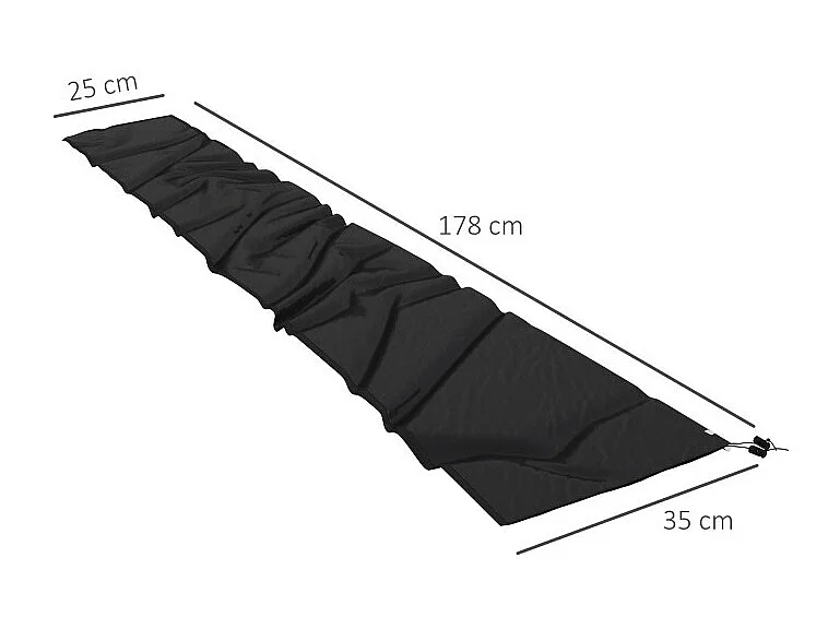 Housse de protection imperméable TALLIA noire