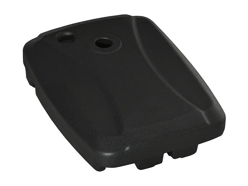 Pied de lest à roulettes pour parasol POLLY noir 