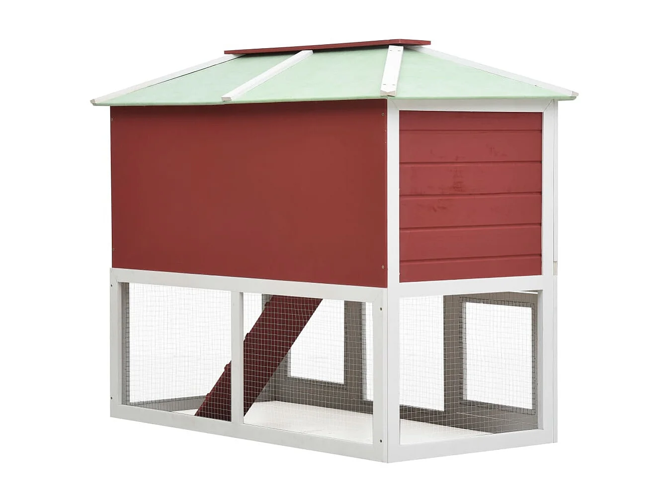 Gaiola dupla para animais Red Wood