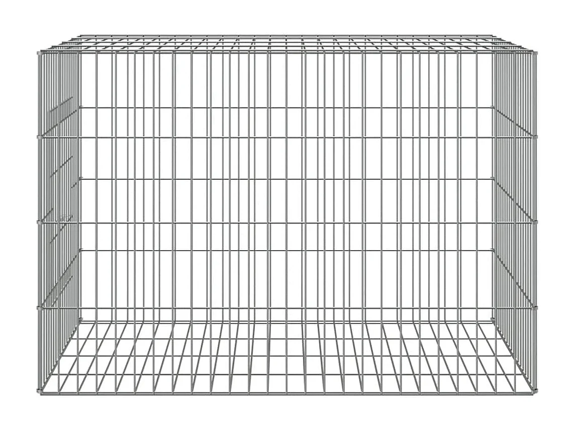 Jaula para conejos 78x54x54 cm Hierro galvanizado
