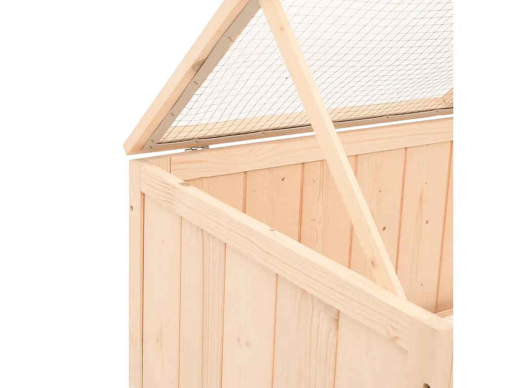 Cage à hamster 104x52x38 cm bois massif de sapin