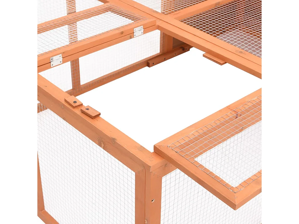 Tuindierkooi 150x100x50 cm Massief dennenhout