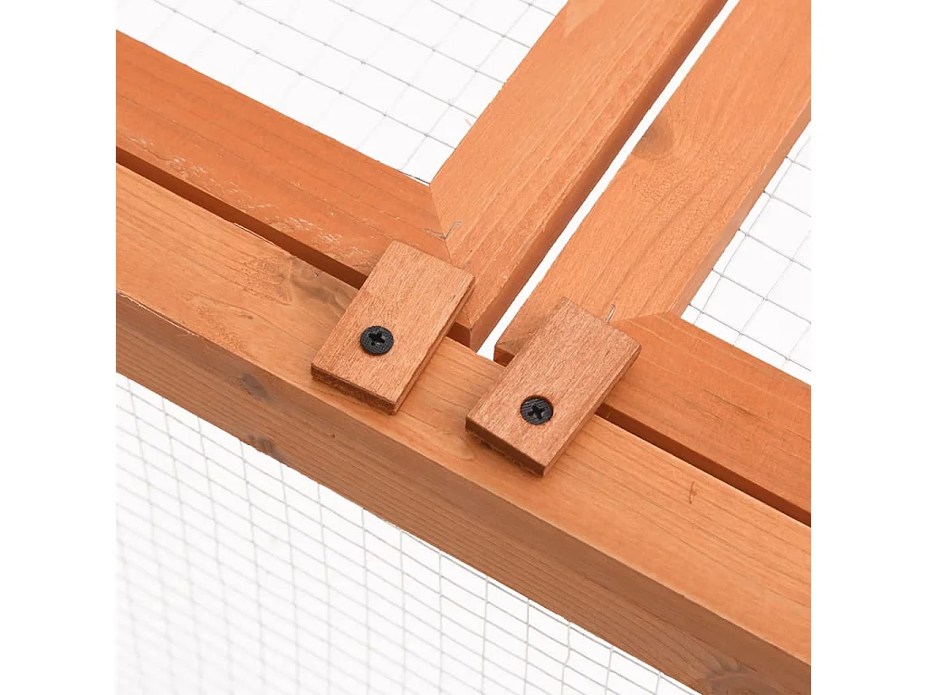 Cage pour animaux de jardin 150x100x50 cm Bois de sapin massif