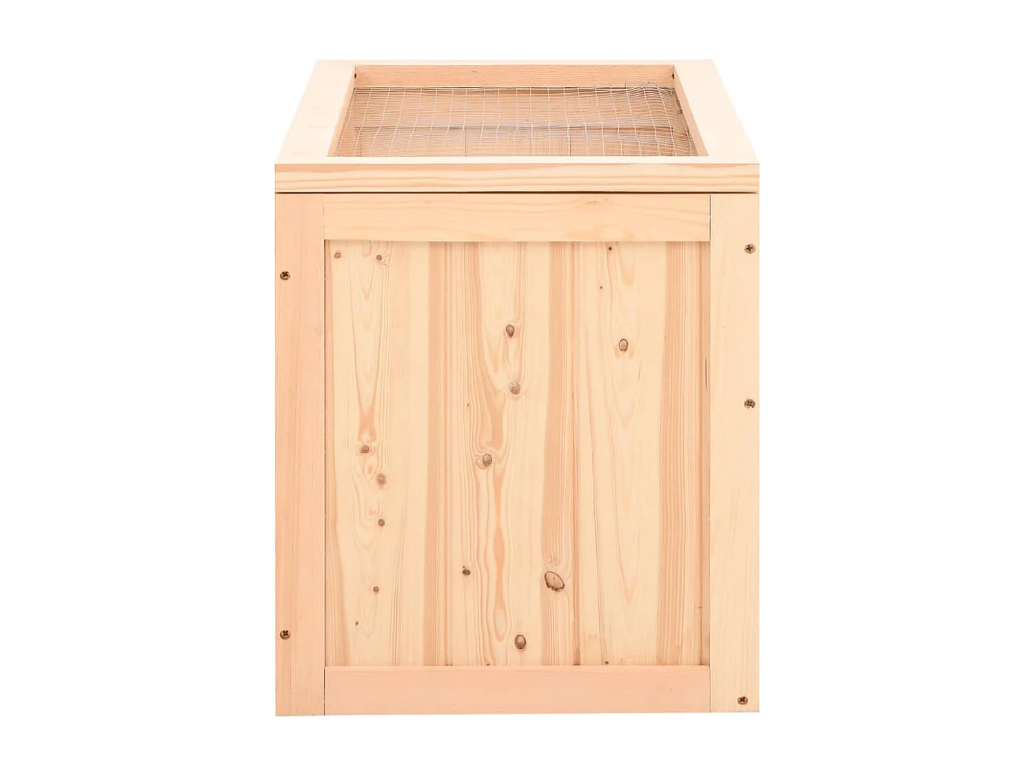 Cage à hamster 60x35,5x42 cm bois massif de sapin