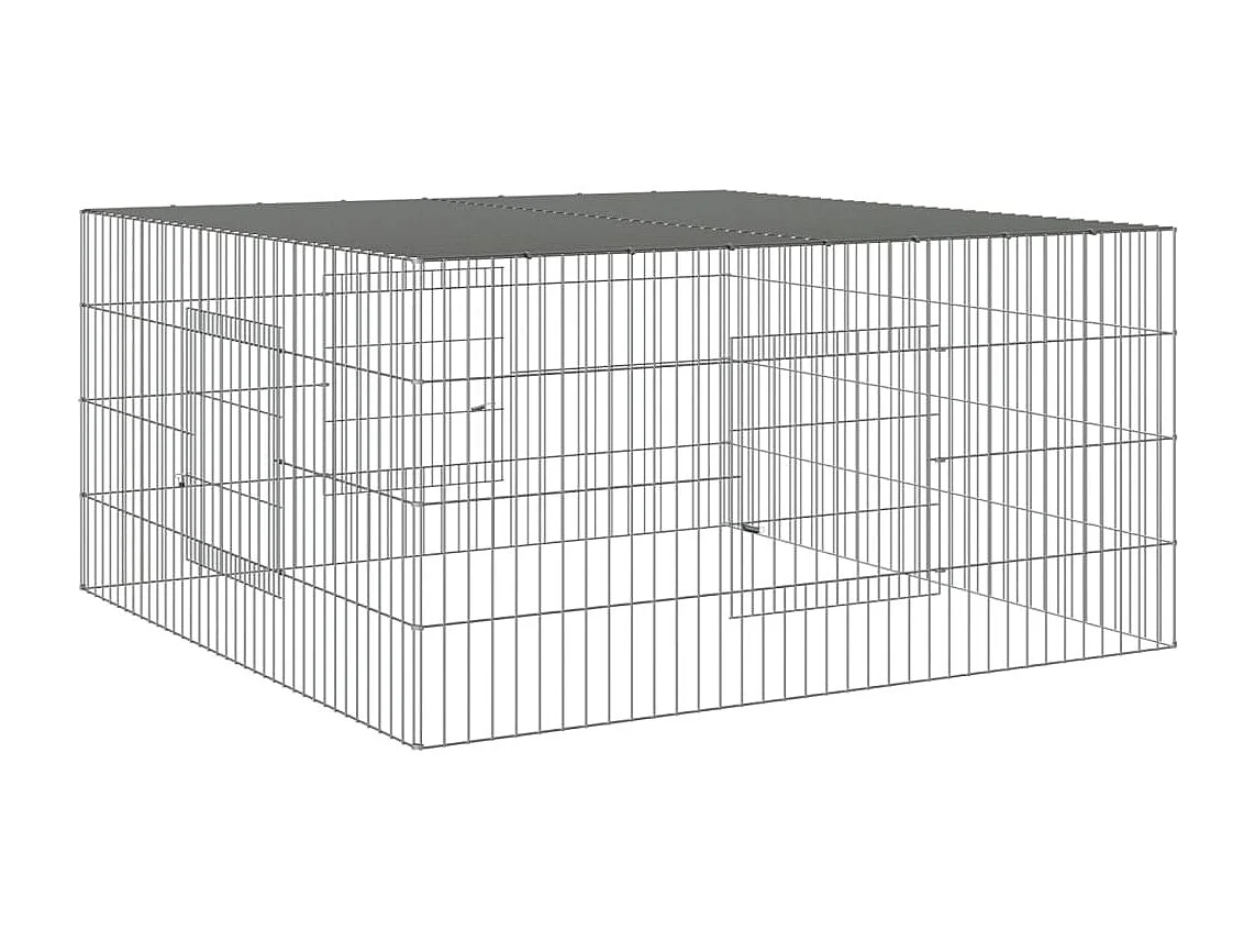 Gaiola para coelho 110x110x55 cm Ferro galvanizado