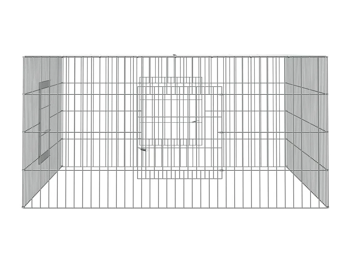Gaiola para coelho 110x110x55 cm Ferro galvanizado