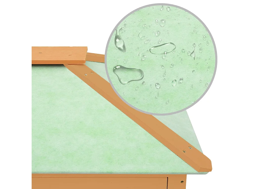 Cage double pour animaux Bois