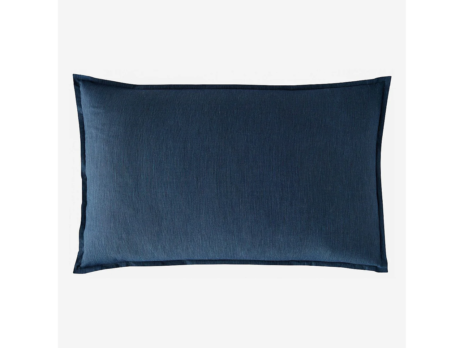 Habitat - Taie d'oreiller en coton - 50 x 80 cm - Bleu nuit (Lot de 2) - Skye