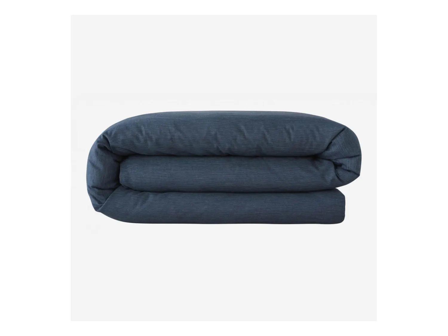 Habitat - Housse de couette en coton - 240 x 260 cm - Bleu nuit - Skye