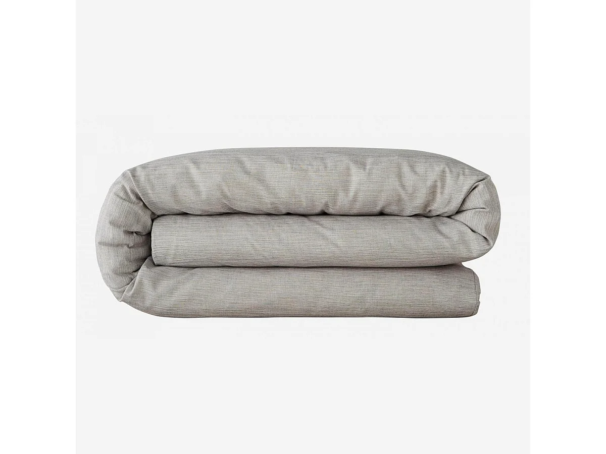 Habitat - Housse de couette en coton - 220 x 240 cm - Gris - Skye