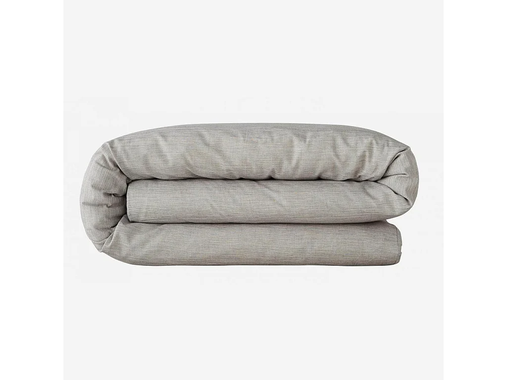 Habitat - Housse de couette en coton - 220 x 240 cm - Gris - Skye