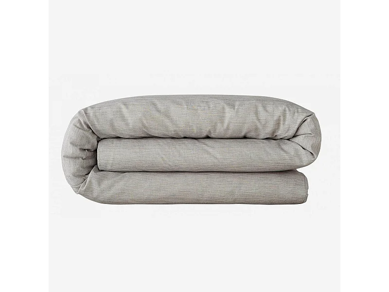 Habitat - Housse de couette en coton - 220 x 240 cm - Gris - Skye