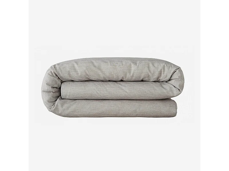 Habitat - Housse de couette en coton - 220 x 240 cm - Gris - Skye