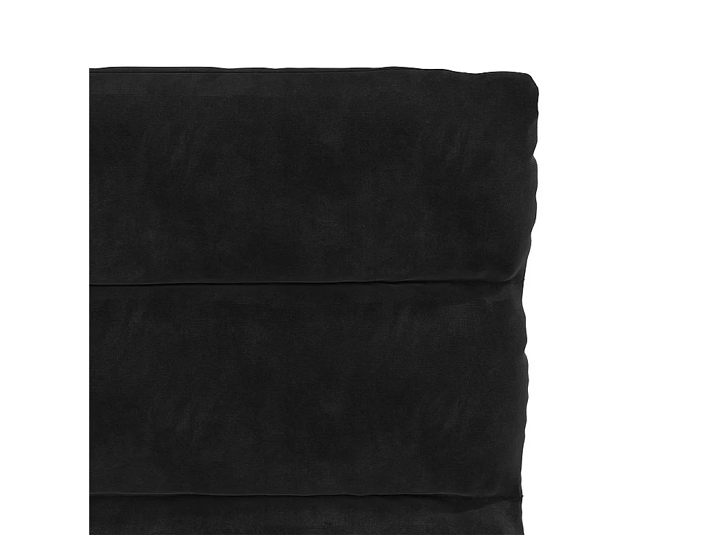 Chaises à manger lot de 2 Noir Velours