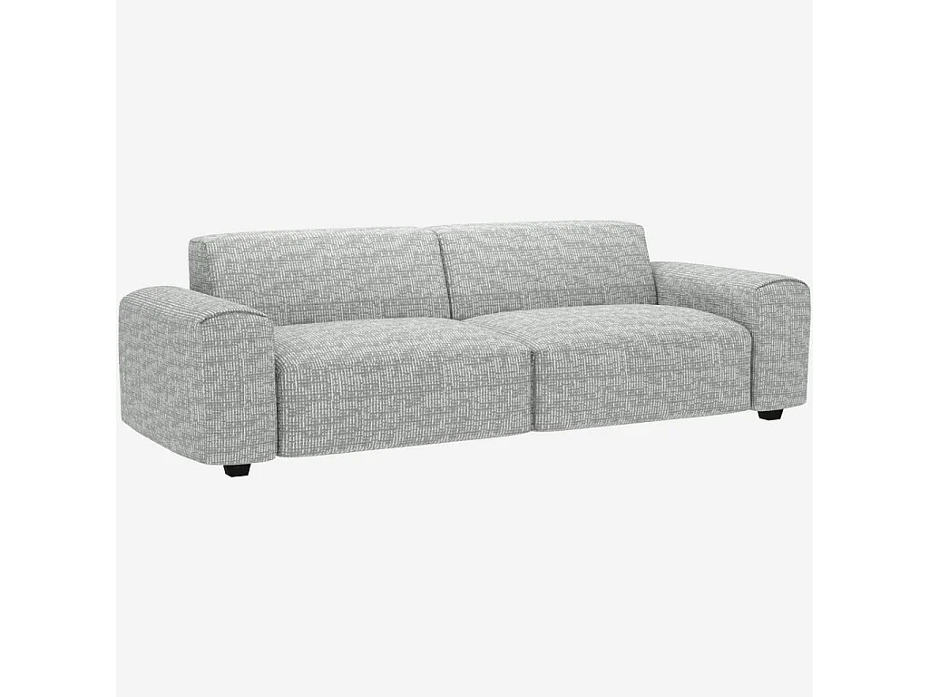 Habitat - Canapé 4 places en tissu Alba - Gris brume - Posada