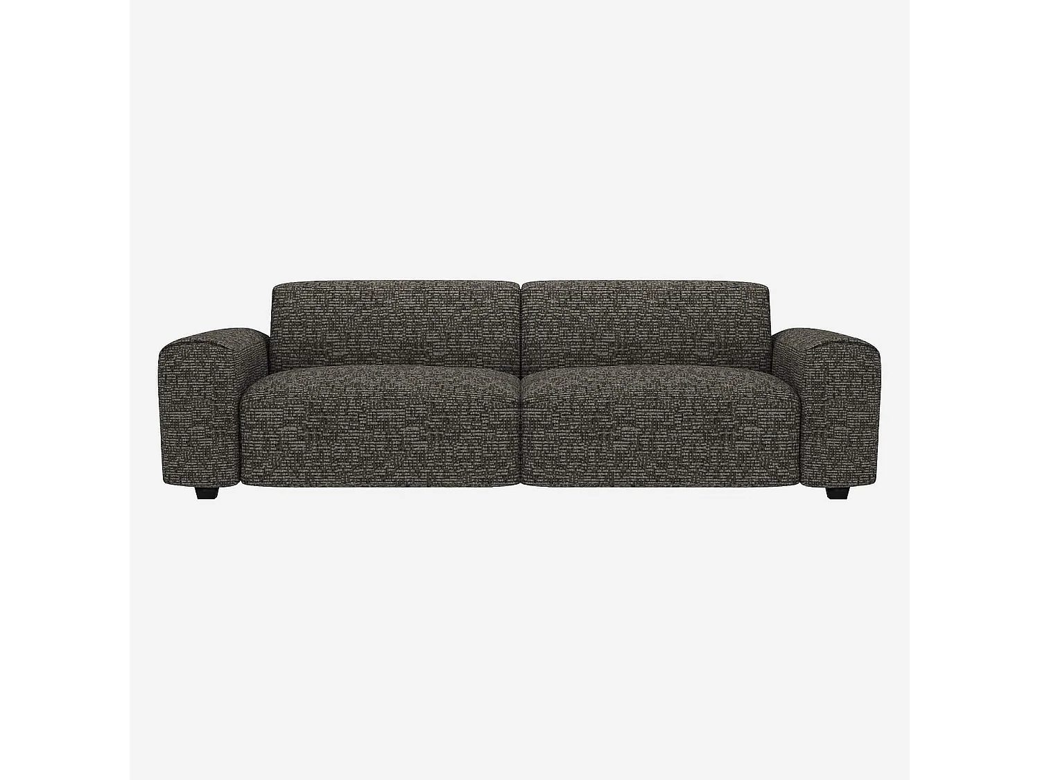 Habitat - Canapé 4 places en tissu Alba - Gris ardoise  - Posada