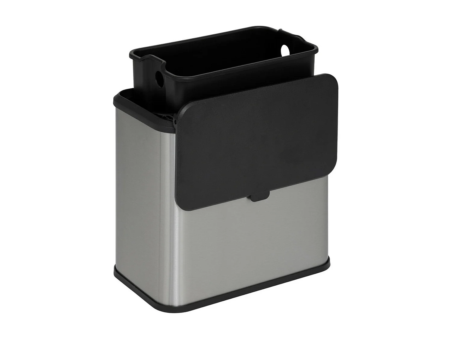 Poubelle à Compost "Inox" 5L Gris