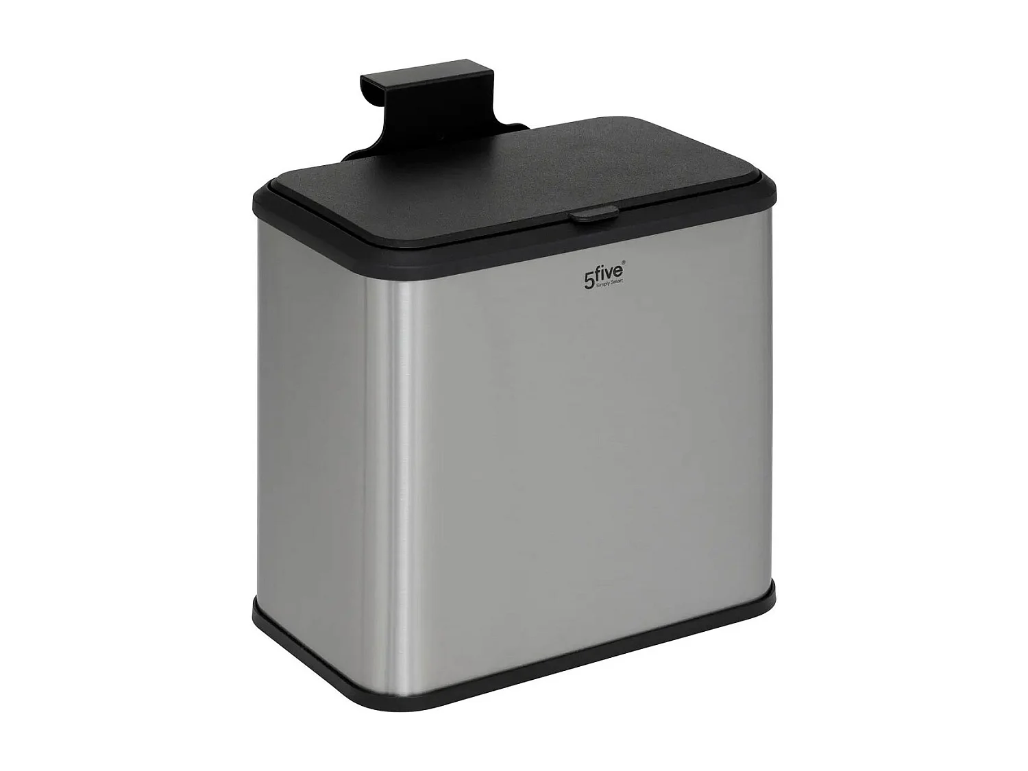 Poubelle à Compost "Inox" 5L Gris