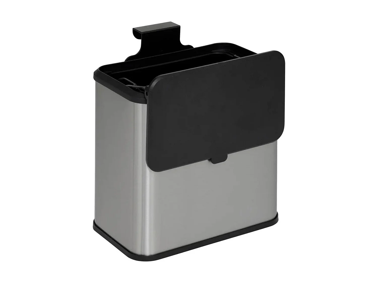 Poubelle à Compost "Inox" 5L Gris