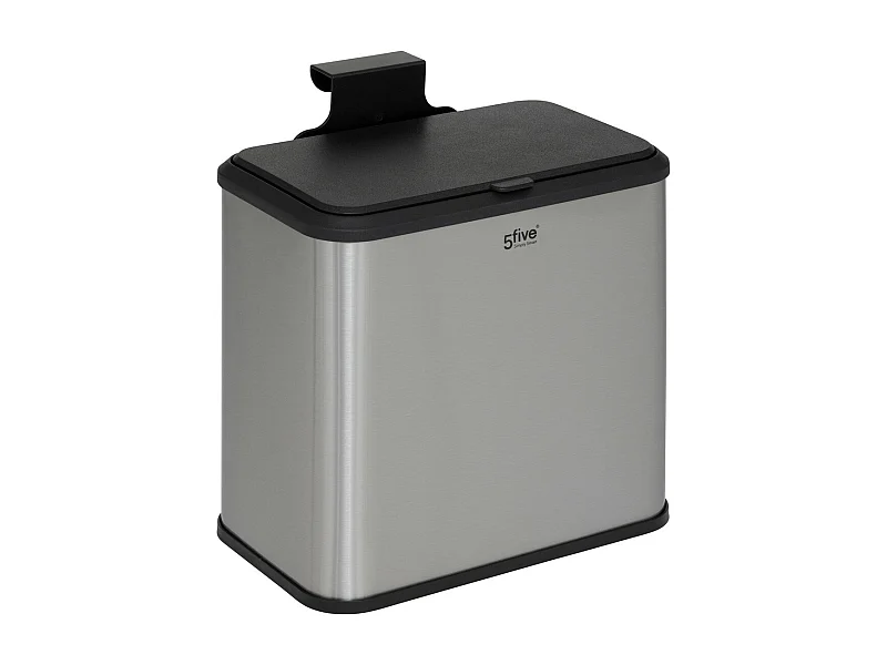 Poubelle à Compost "Inox" 5L Gris