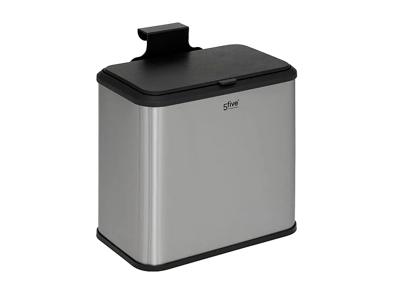 Poubelle à Compost "Inox" 5L Gris