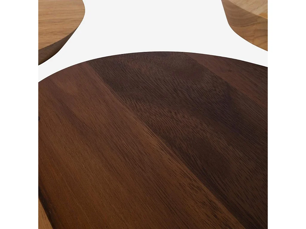 Habitat - Lot de 3 planches à découper en bois d'hévéa, chêne et acacia - Naturel - Design by Chloé Le Cam - Ubillo
