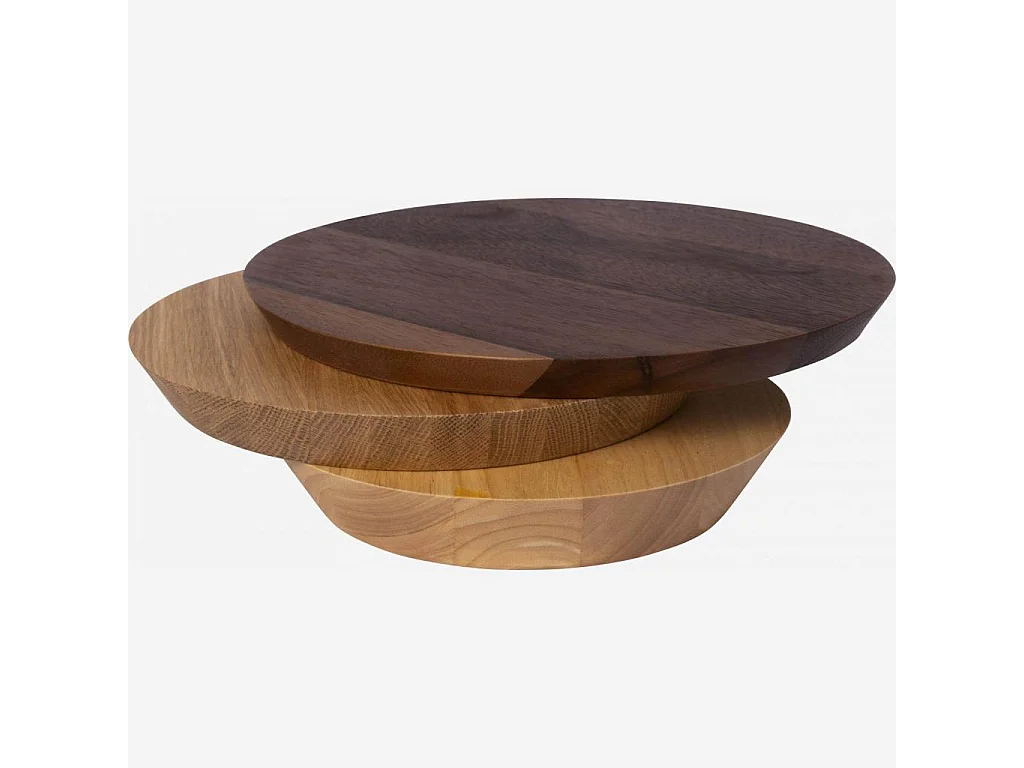 Habitat - Lot de 3 planches à découper en bois d'hévéa, chêne et acacia - Naturel - Design by Chloé Le Cam - Ubillo