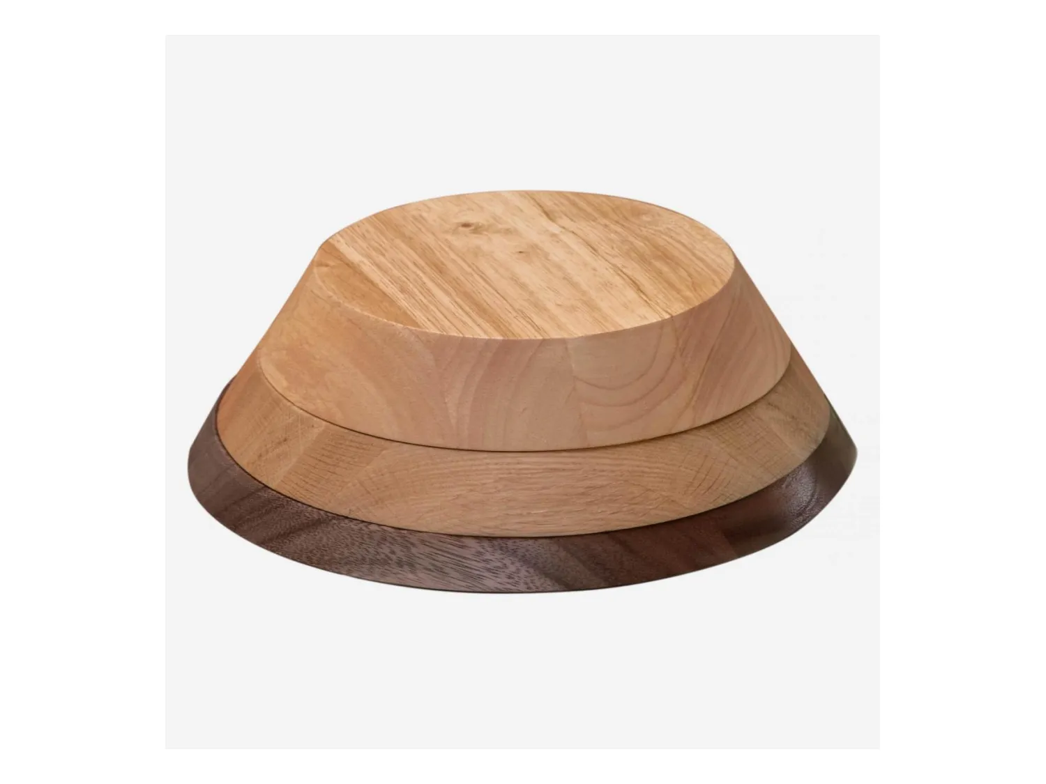 Habitat - Lot de 3 planches à découper en bois d'hévéa, chêne et acacia - Naturel - Design by Chloé Le Cam - Ubillo